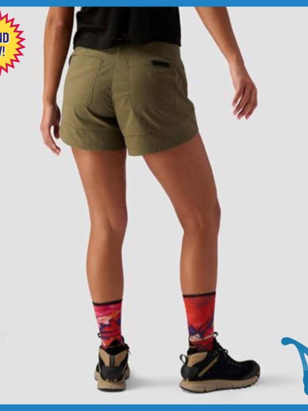 Women's Hiking Shorts XS Fitted Ripstop Stretch Active Outdoor - Picture 2 of 6